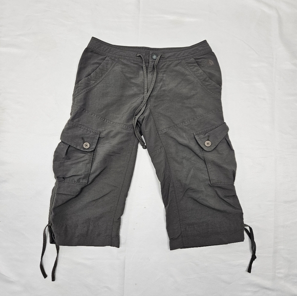 The North Face Paramount Propel Capri Pants Women's Sz 6 Dark Gray Lightweight - Picture 1 of 12